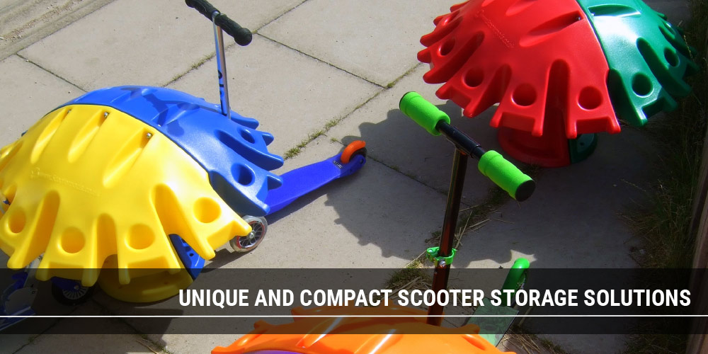 Unique and compact scooter storage solutions