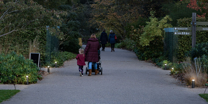 RHS Wisley with Point Sun Lighting