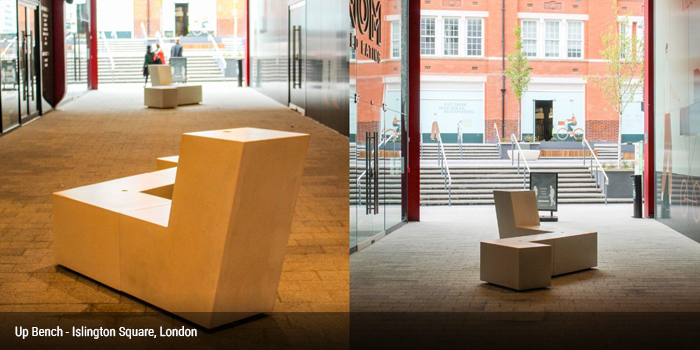 Up bench - islington square london