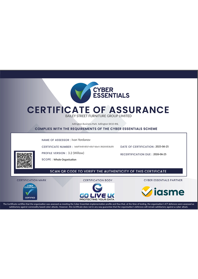Cyber Essentials Certificate
