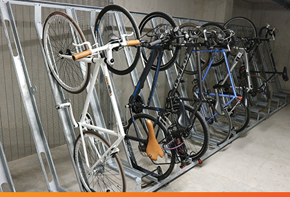 SPACE SAVING CYCLE PARKING 