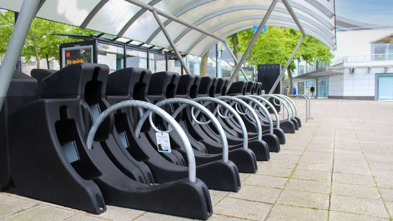 MK Town Centre Cycle Parking, Milton Keynes