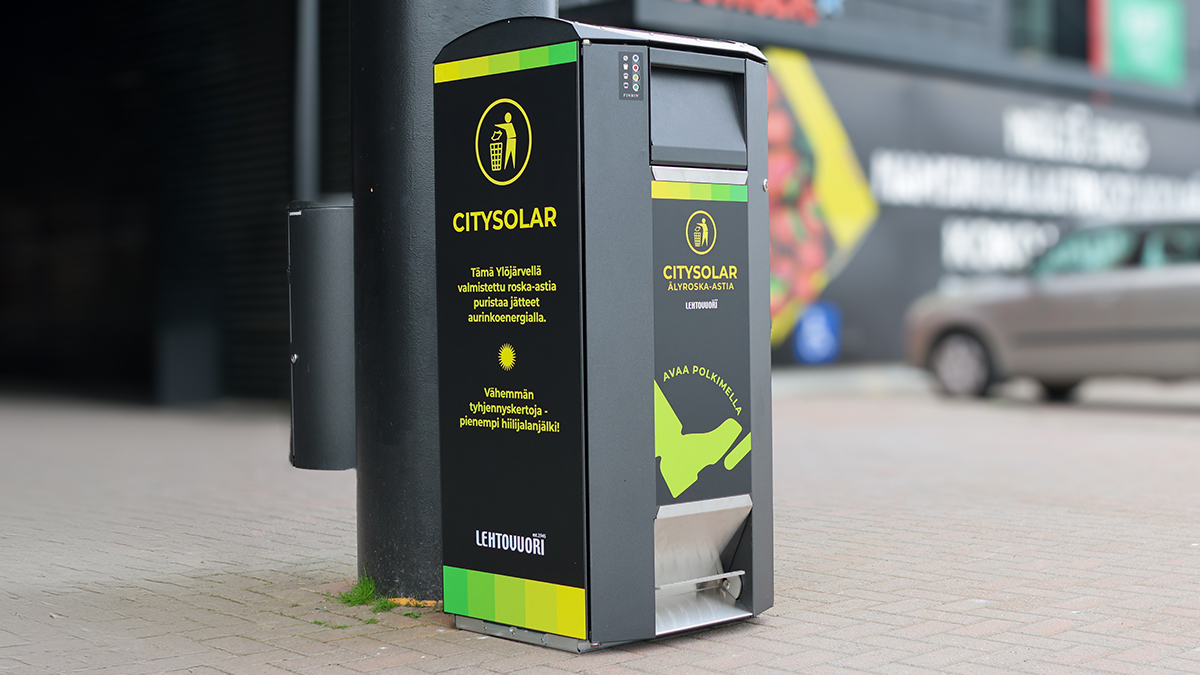CitySolar Smart Bin