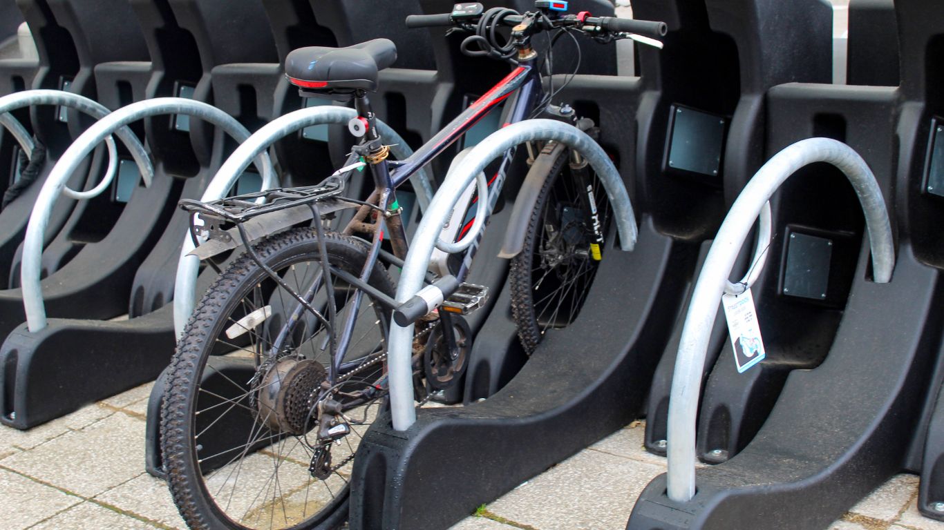 MK Town Centre Cycle Parking, Milton Keynes