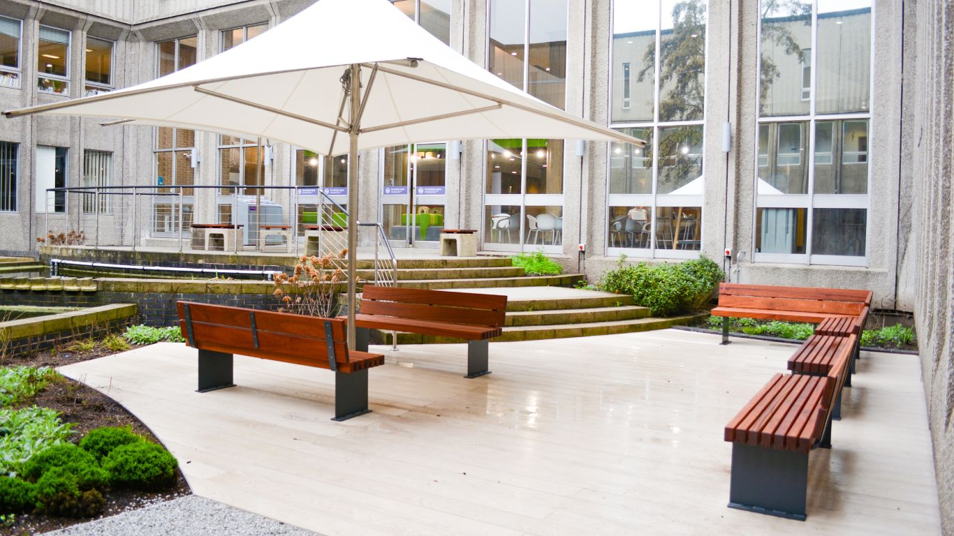 UoM Humanities Building Courtyard, Manchester