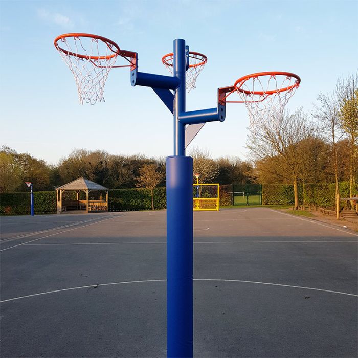 Triple Basketball and Netball Posts