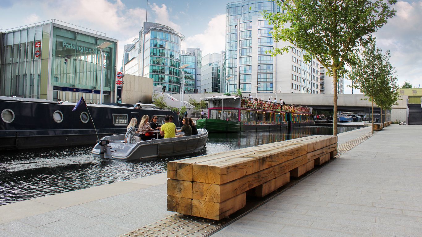 Paddington Brunel Canalside Walk, London