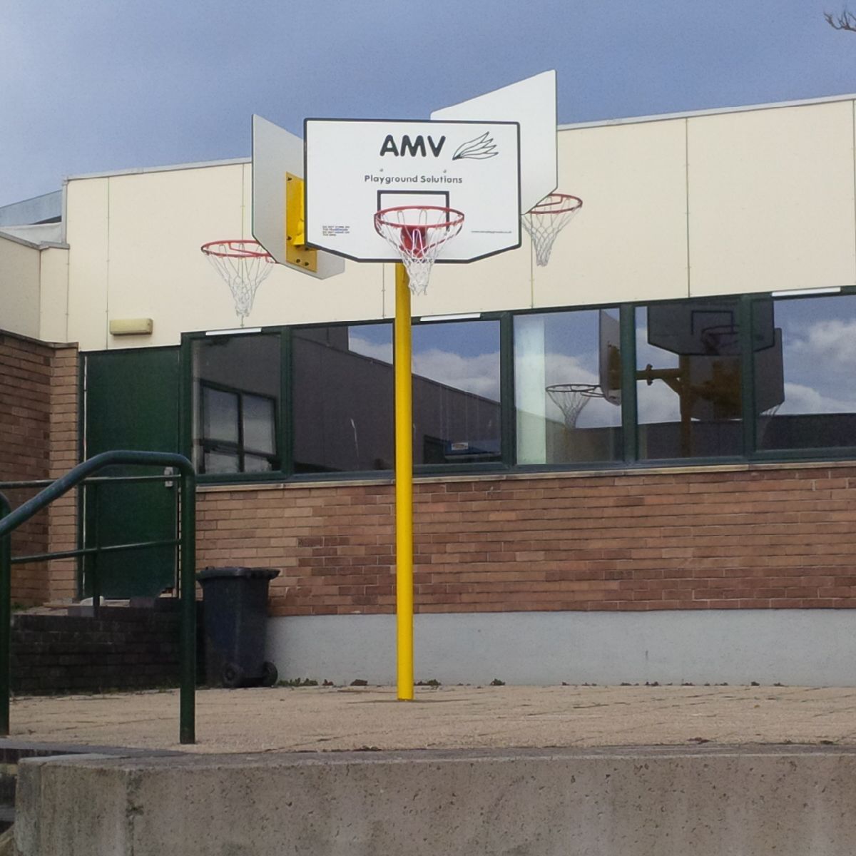 Triple Basketball and Netball Posts