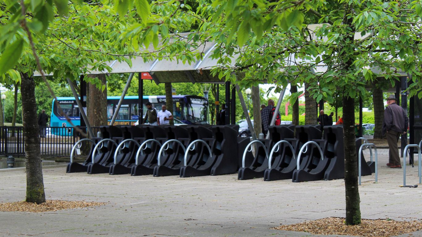 MK Town Centre Cycle Parking, Milton Keynes