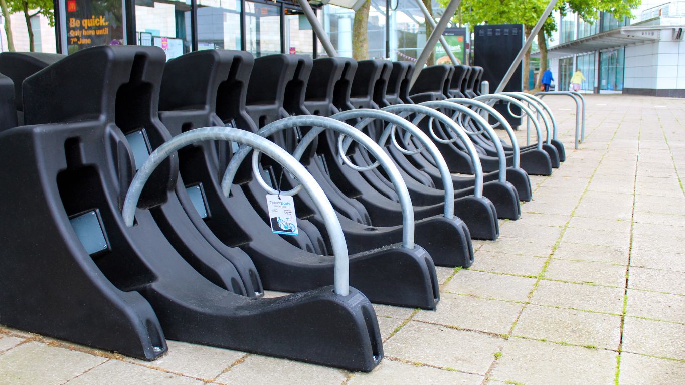 MK Town Centre Cycle Parking, Milton Keynes
