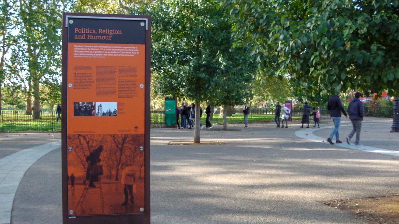 Hyde Park Speakers' Corner, London