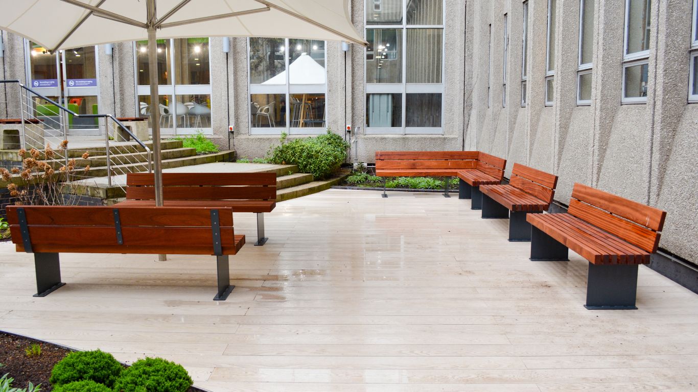 UoM Humanities Building Courtyard, Manchester
