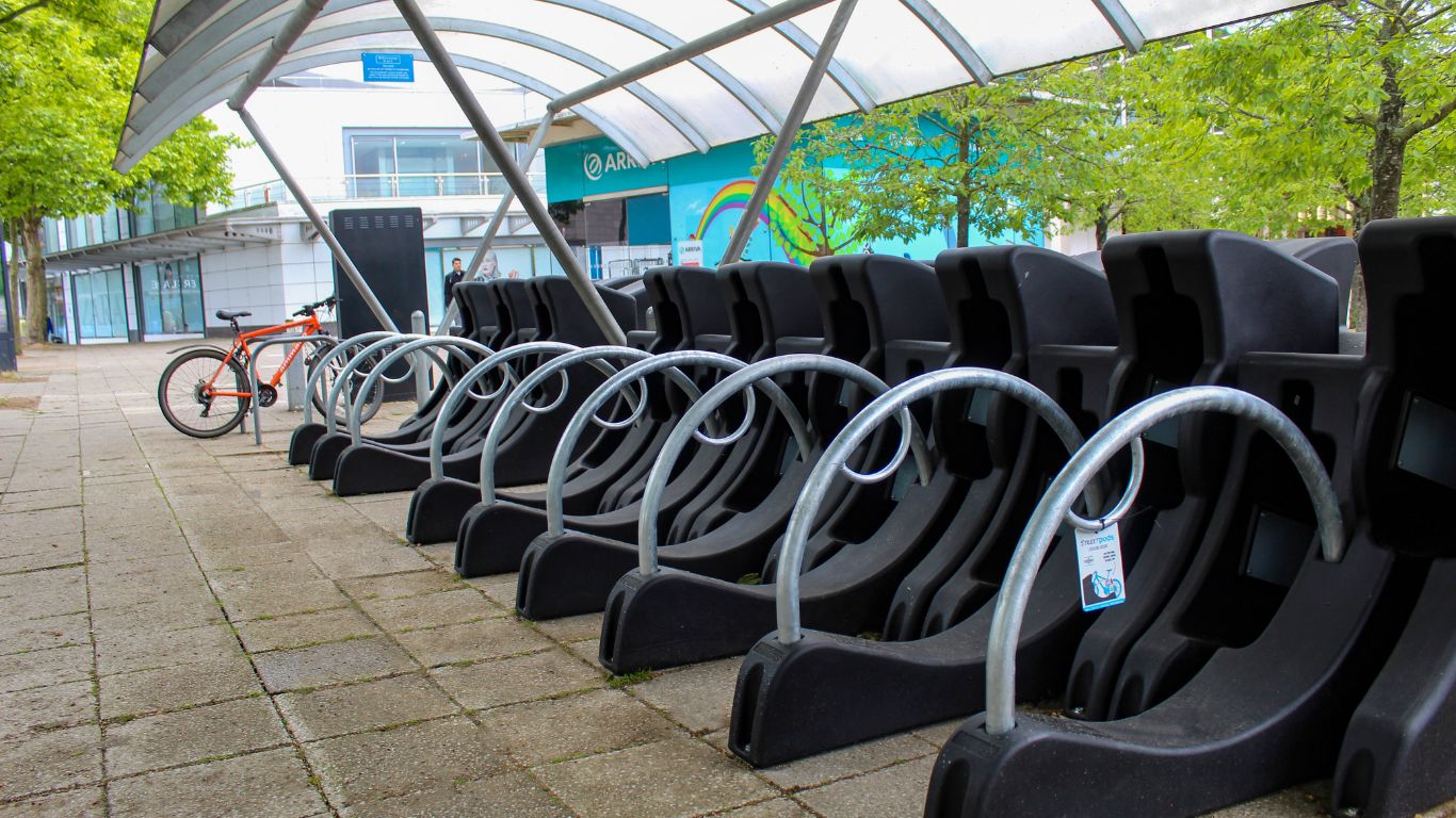 MK Town Centre Cycle Parking, Milton Keynes