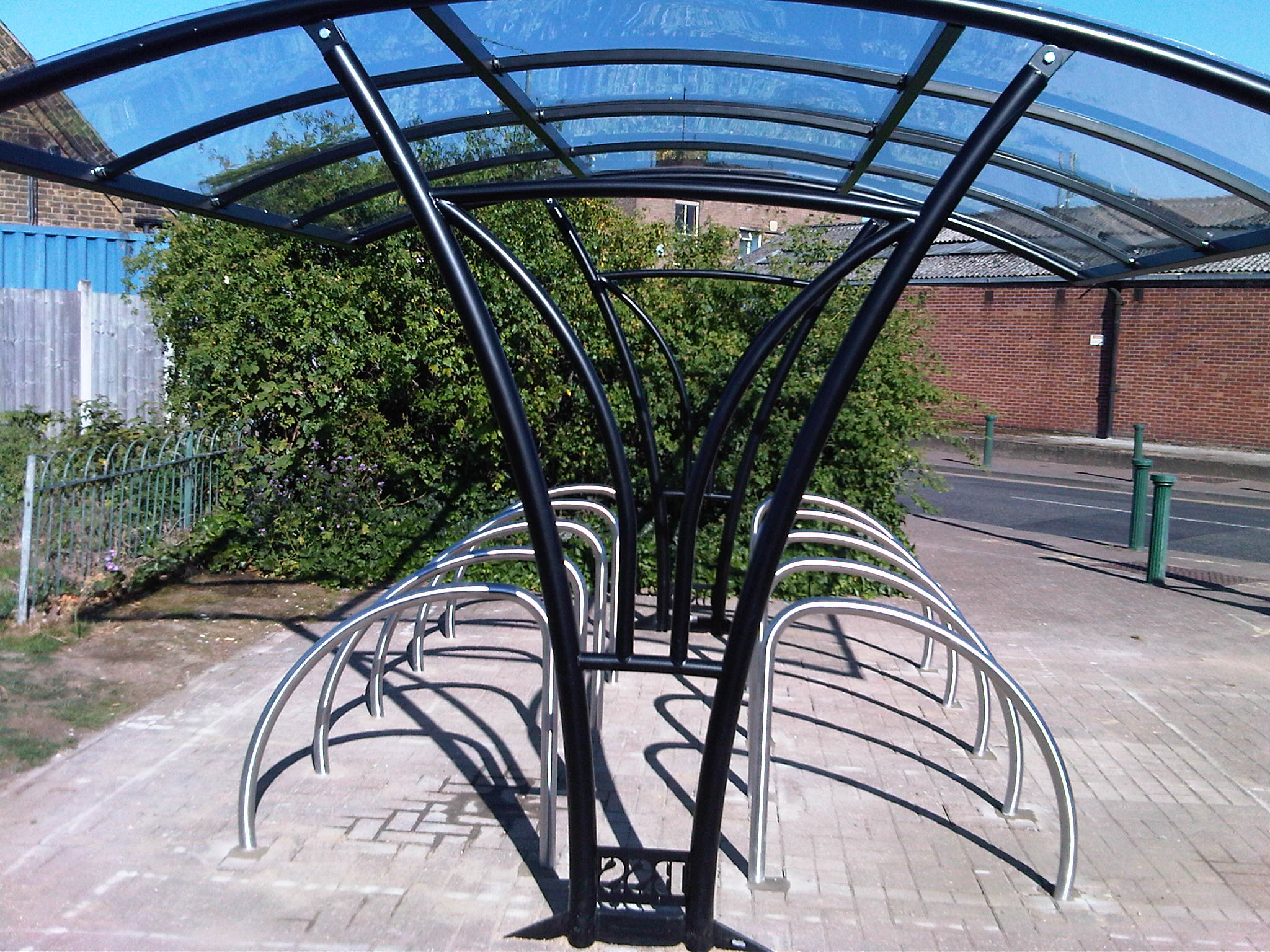 Fin Shaped Cycle Stand