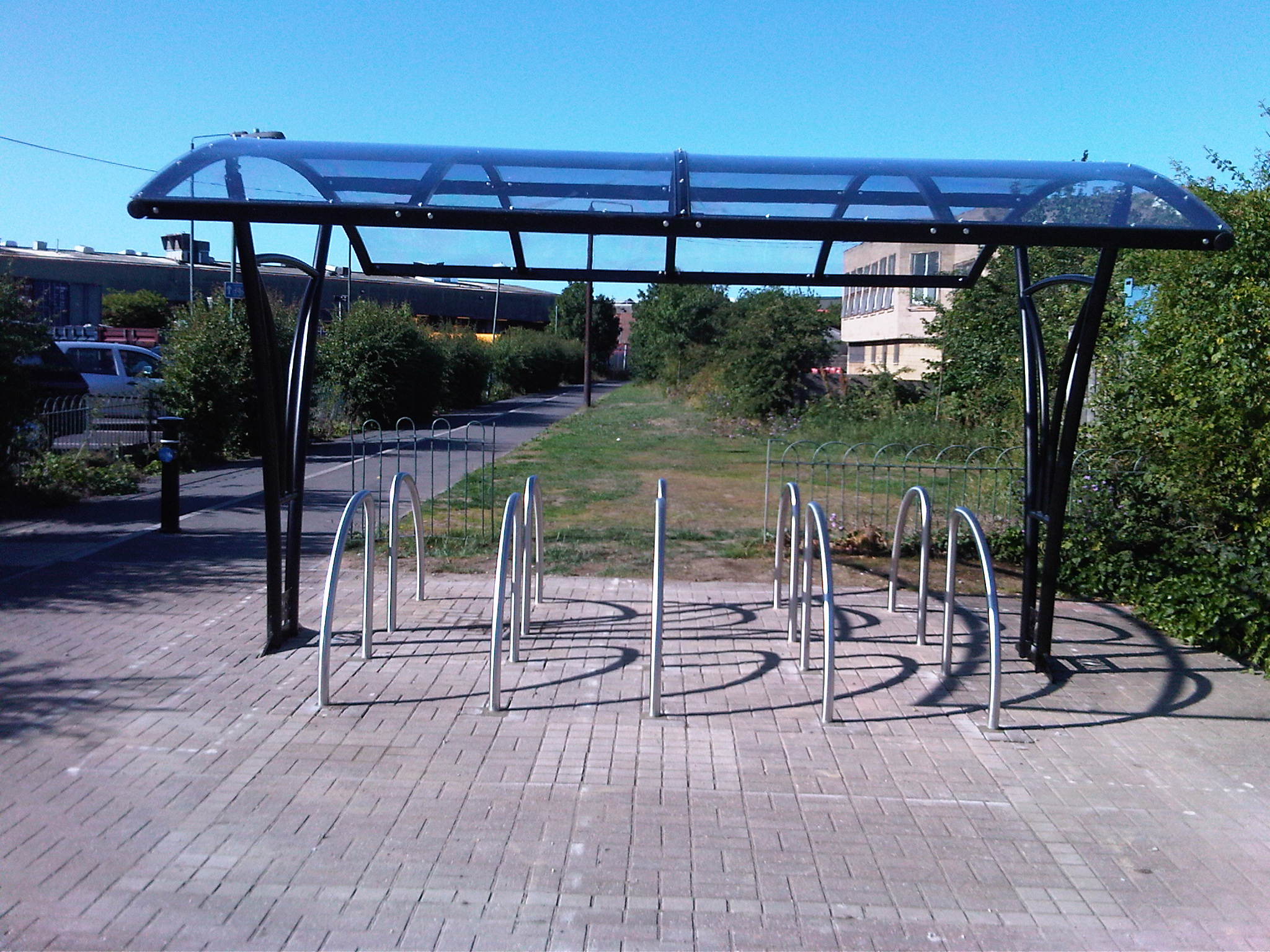 Fin Shaped Cycle Stand