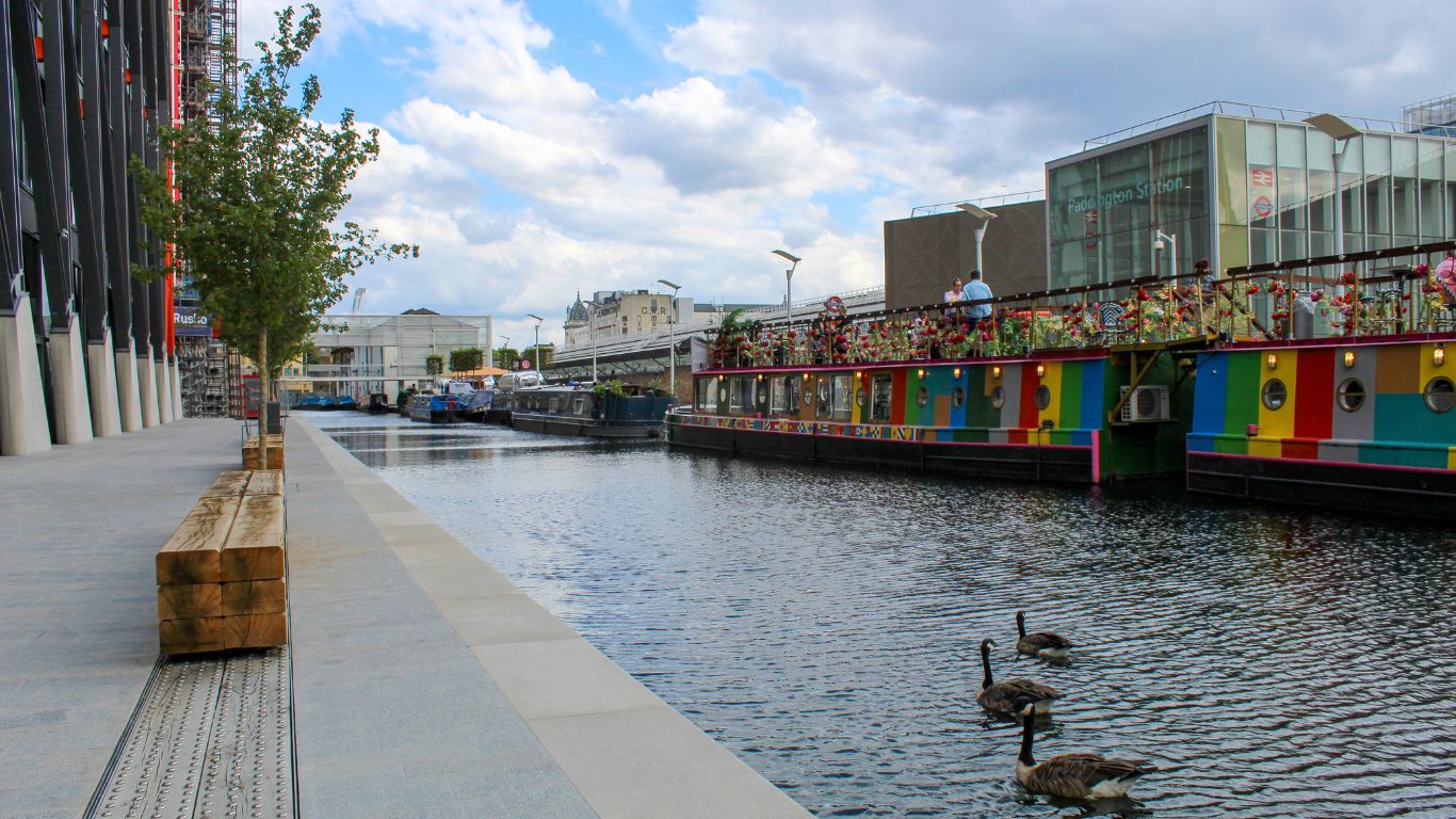 Paddington Brunel Canalside Walk, London