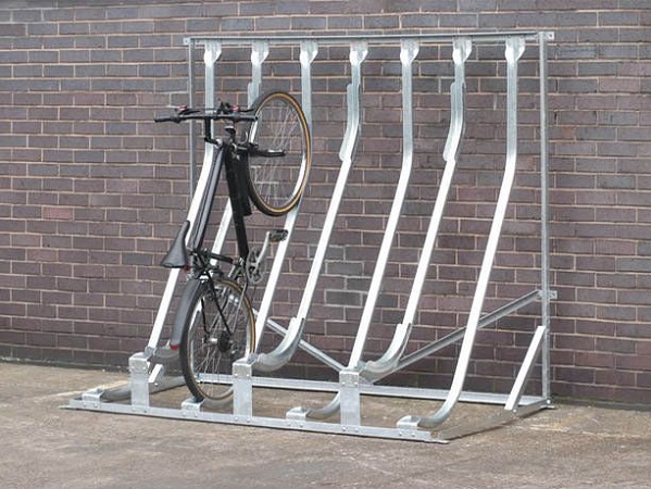Type 9 Secure Semi-Vertical Bike Rack