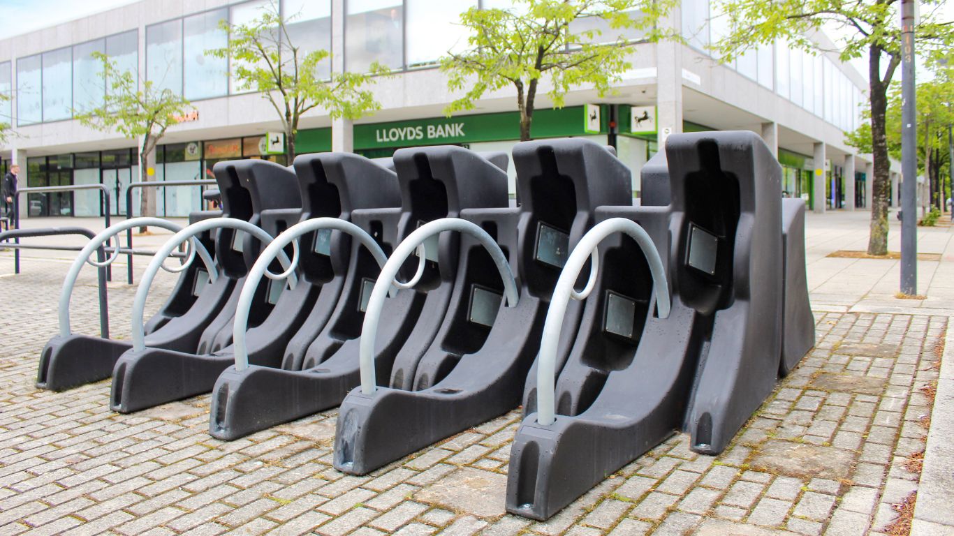 MK Town Centre Cycle Parking, Milton Keynes