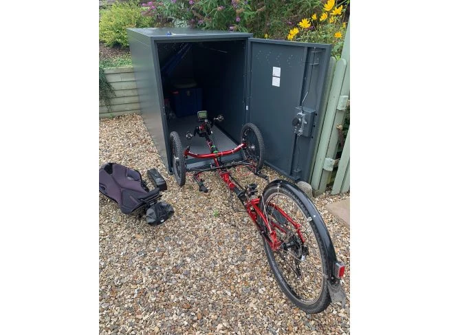 Horizontal Twin Secure Bike Locker