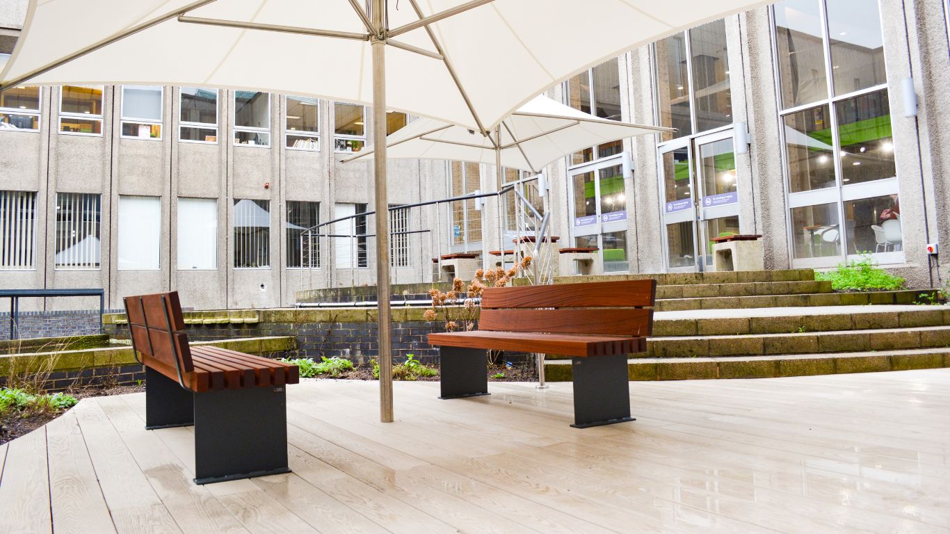UoM Humanities Building Courtyard, Manchester