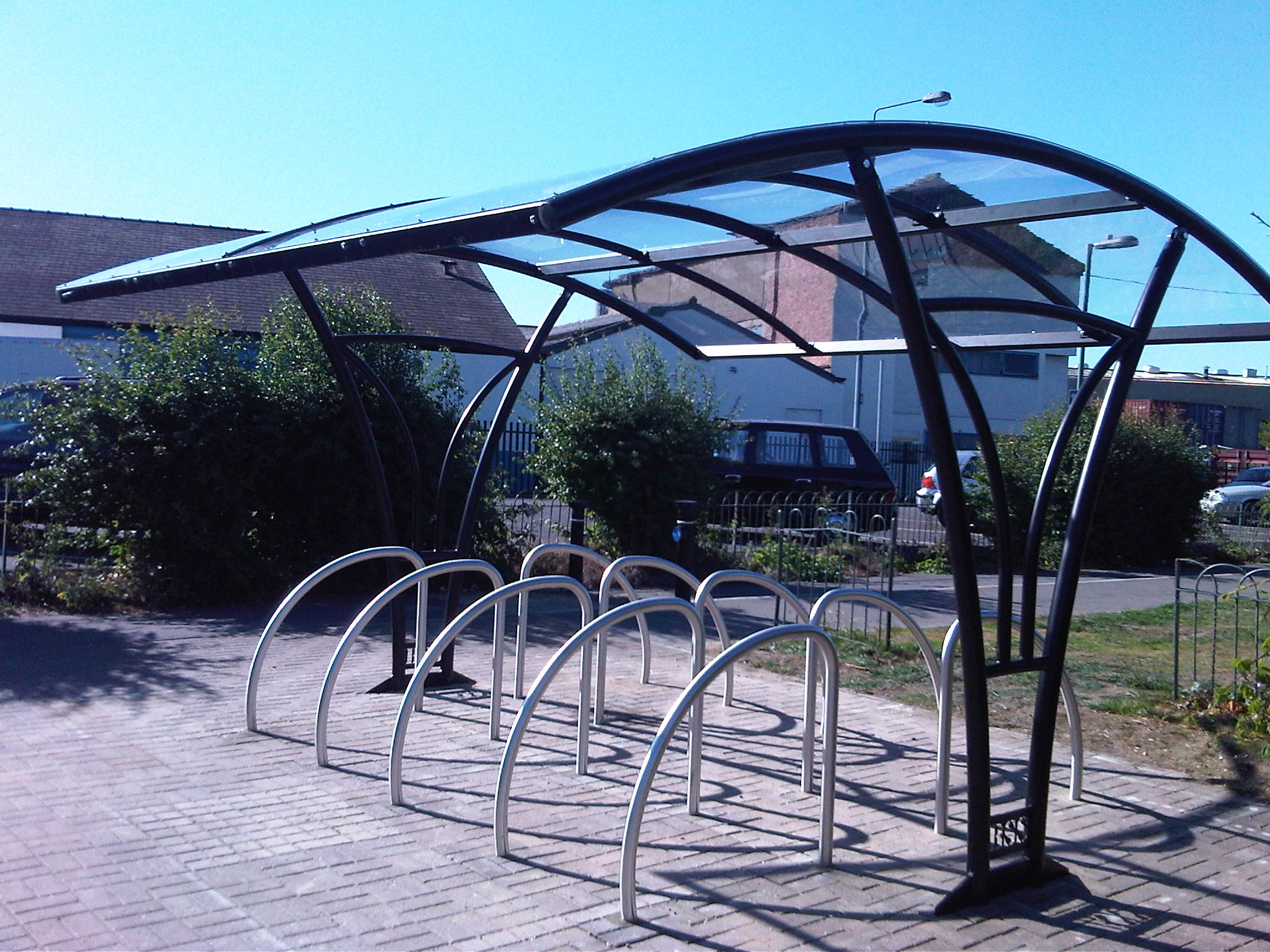 Fin Shaped Cycle Stand