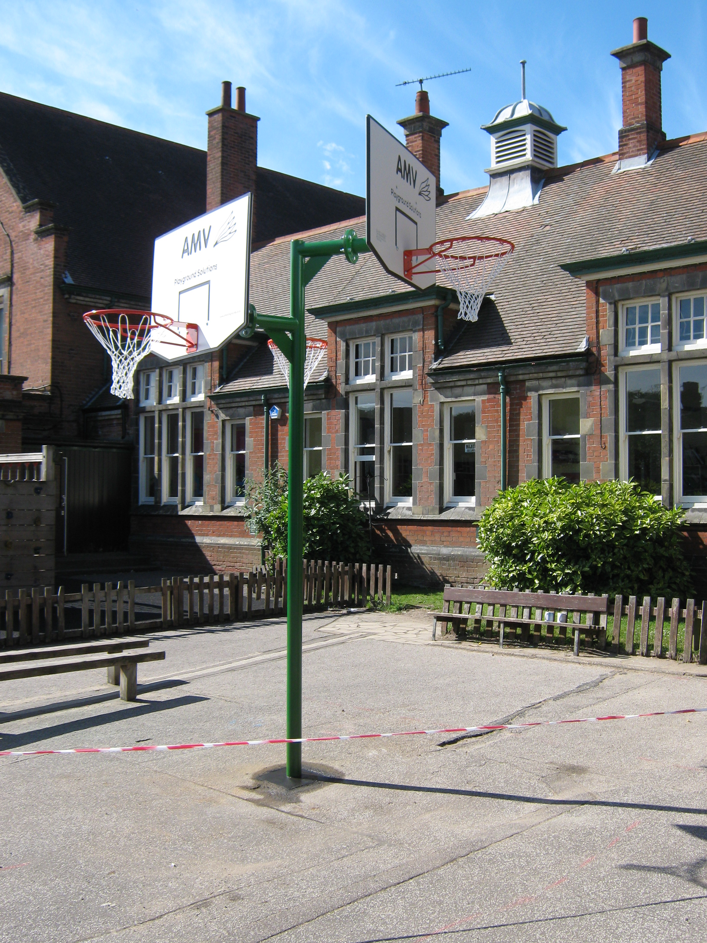 Triple Basketball and Netball Posts