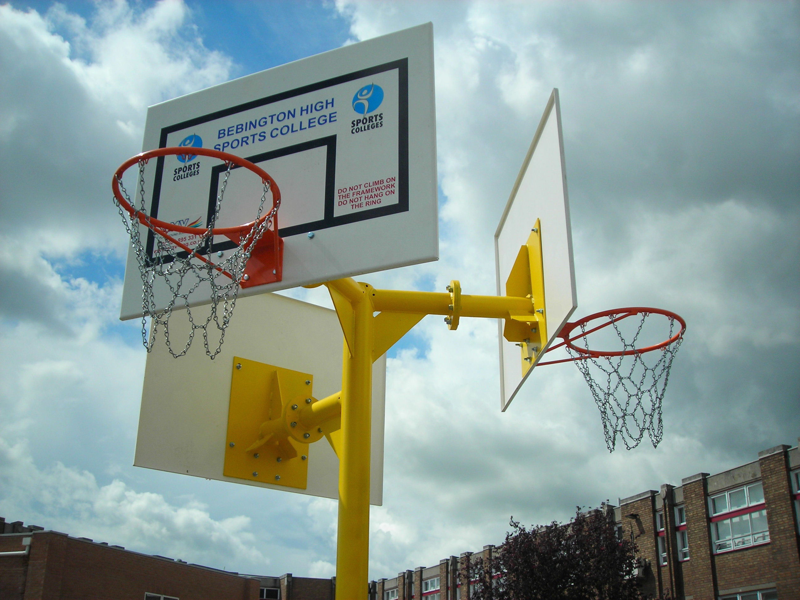 Triple Basketball and Netball Posts