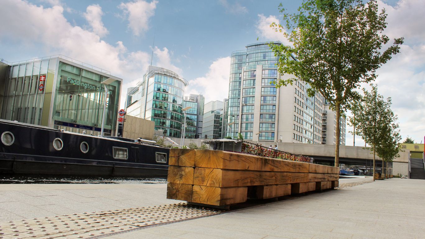 Paddington Brunel Canalside Walk, London