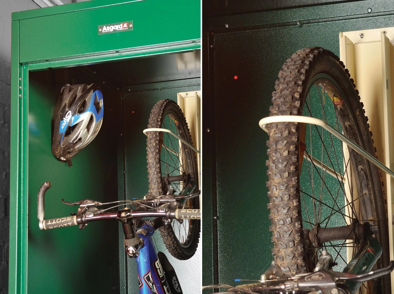 Vertical Cycle Locker