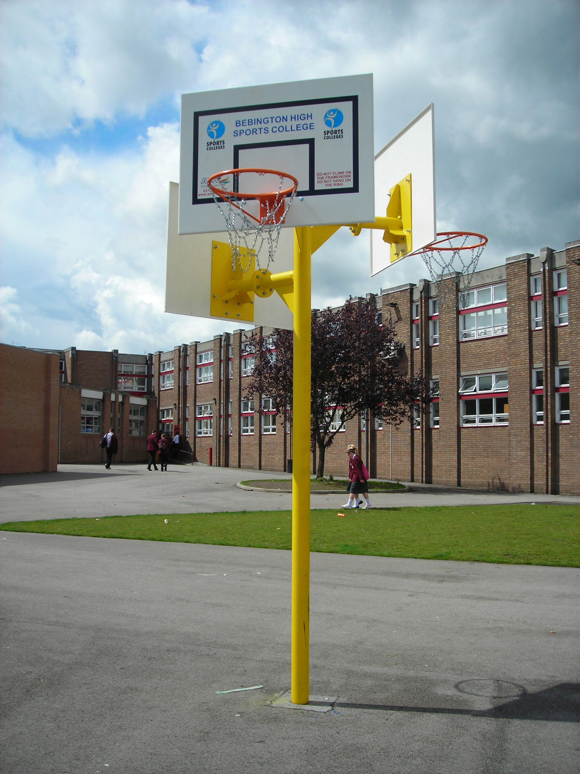 Triple Basketball and Netball Posts