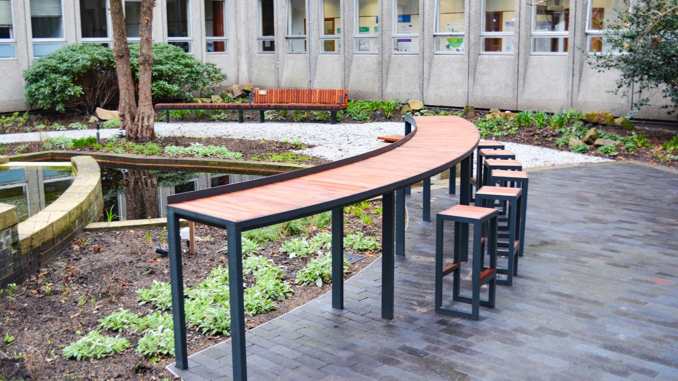 UoM Humanities Building Courtyard, Manchester