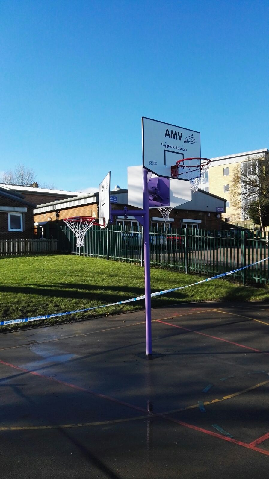 Triple Basketball and Netball Posts