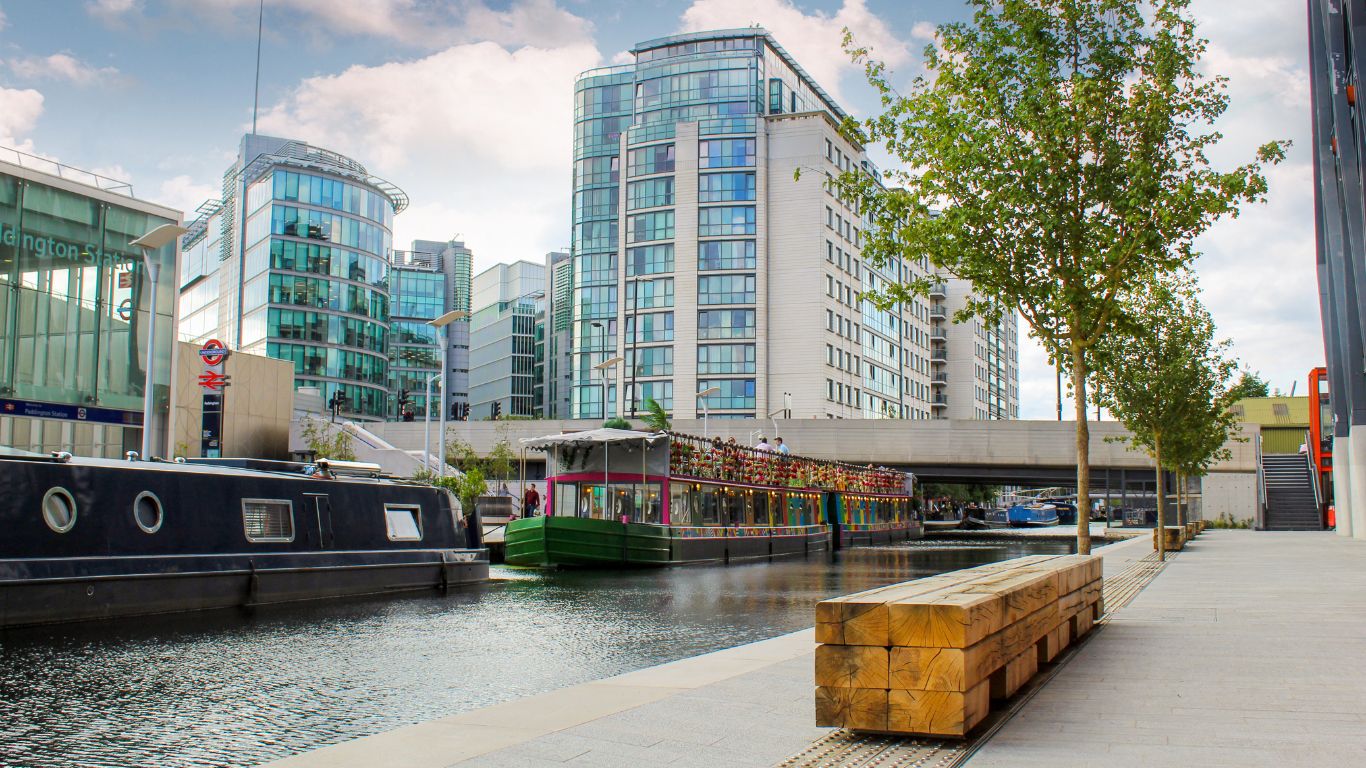 Paddington Brunel Canalside Walk, London