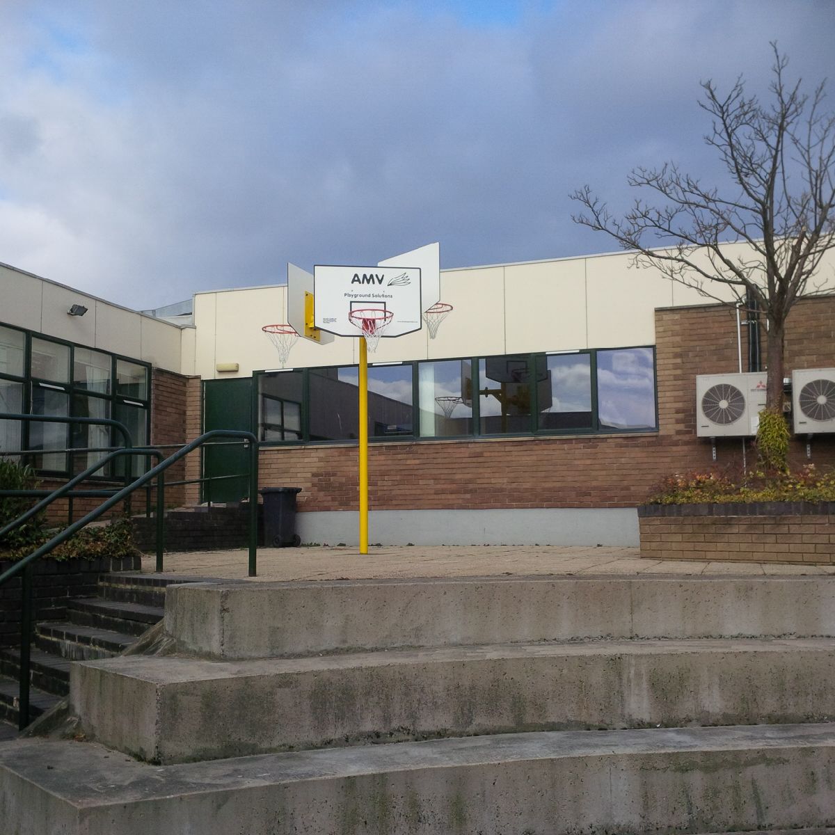 Triple Basketball and Netball Posts
