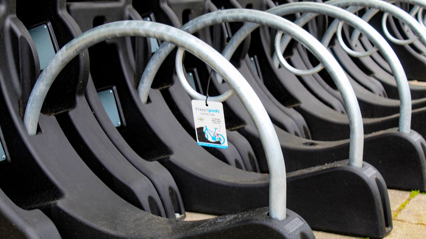 MK Town Centre Cycle Parking, Milton Keynes