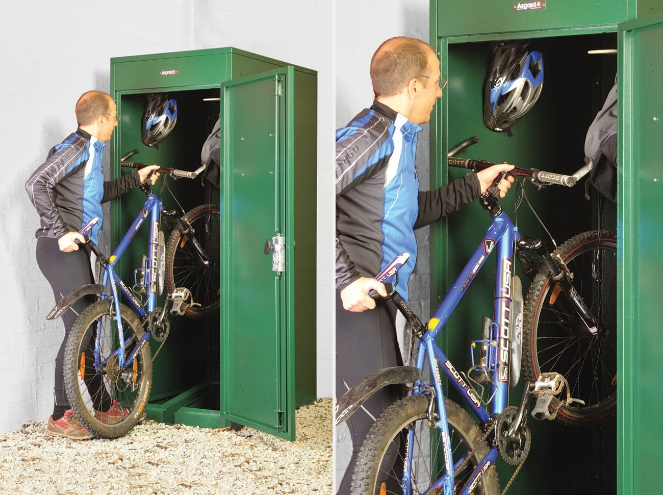 Vertical Cycle Locker