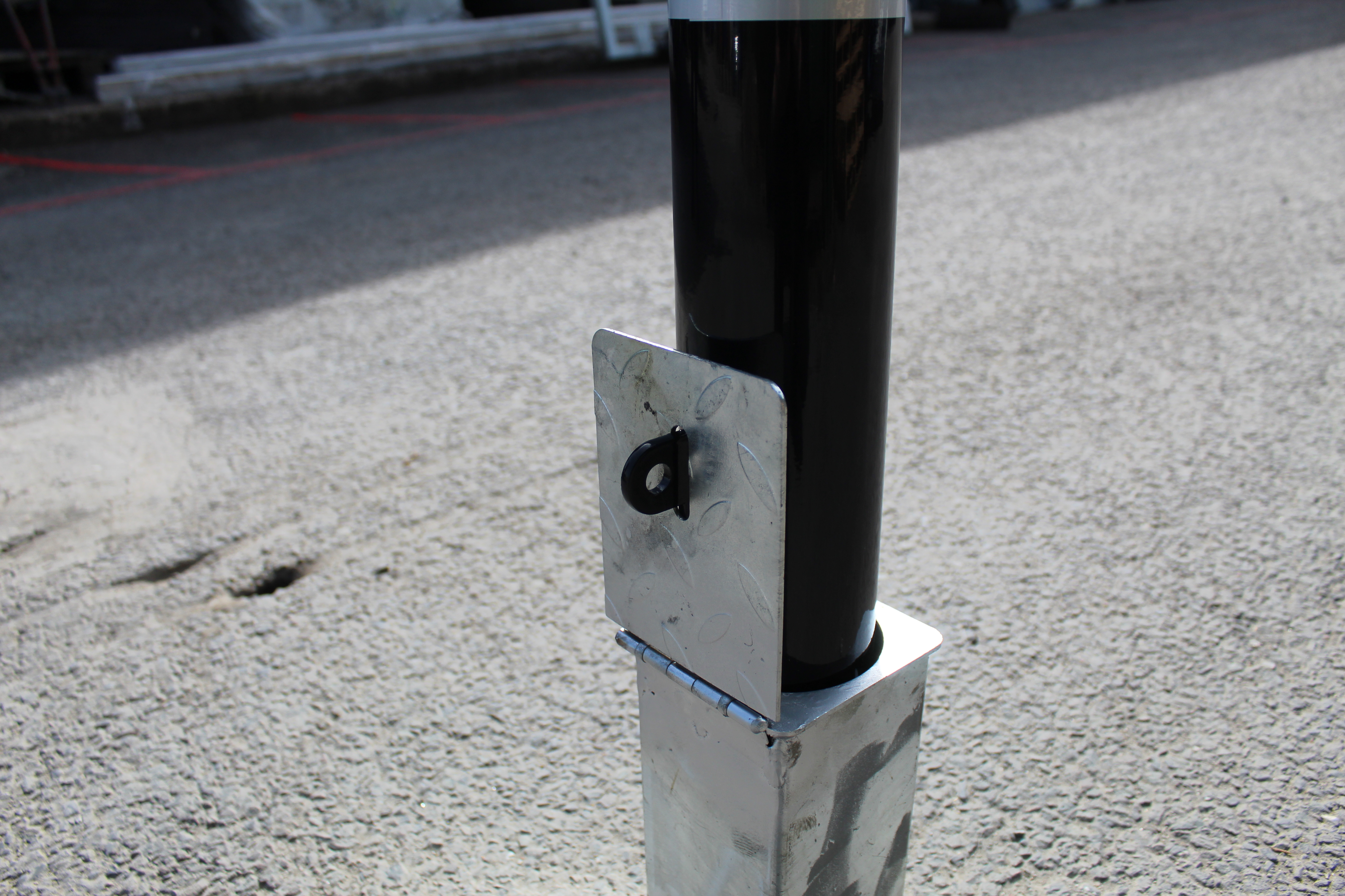 Black & White Removable Bollard
