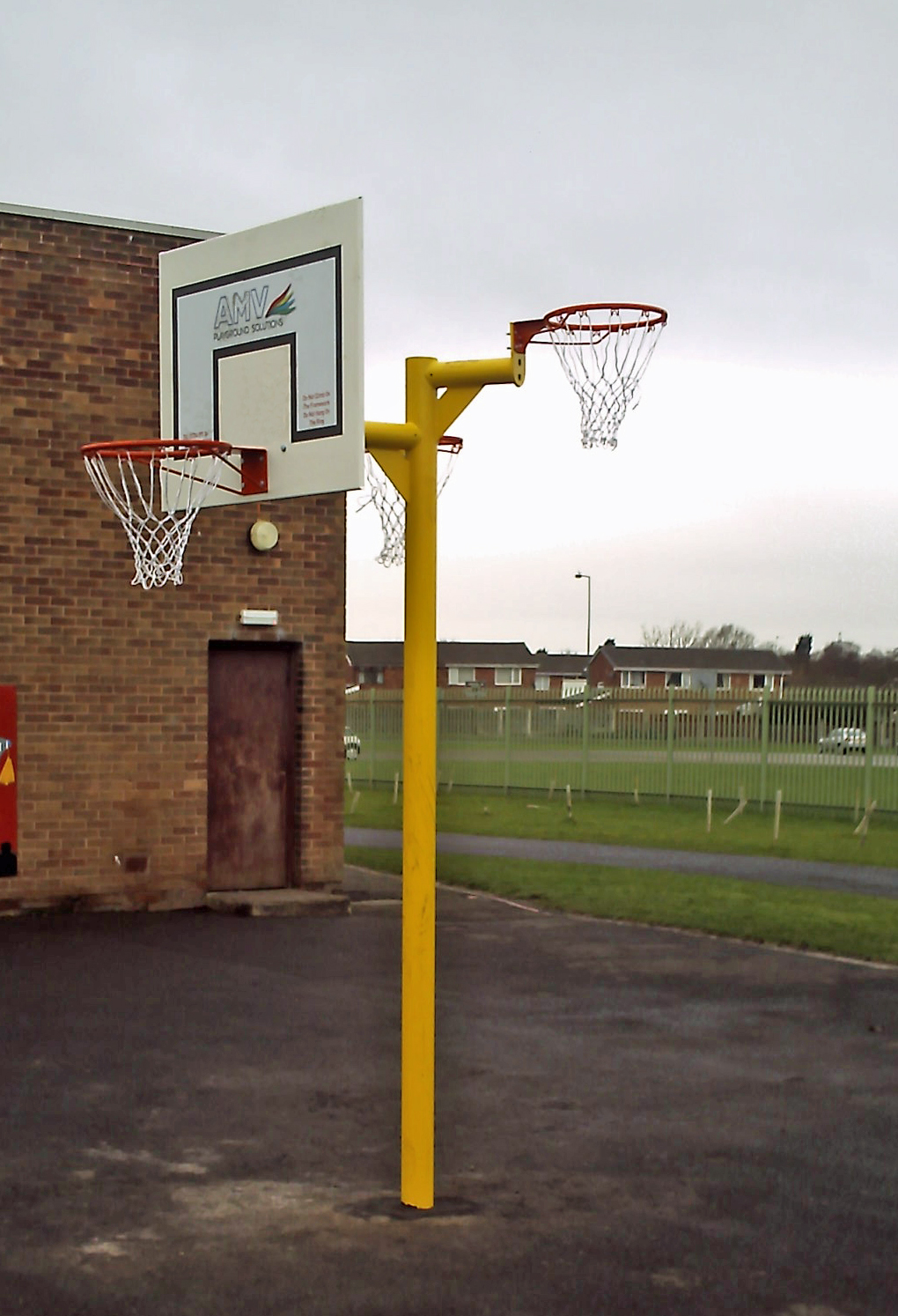Triple Basketball and Netball Posts