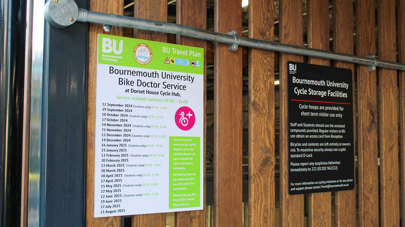University Cycle Hub, Bournemouth