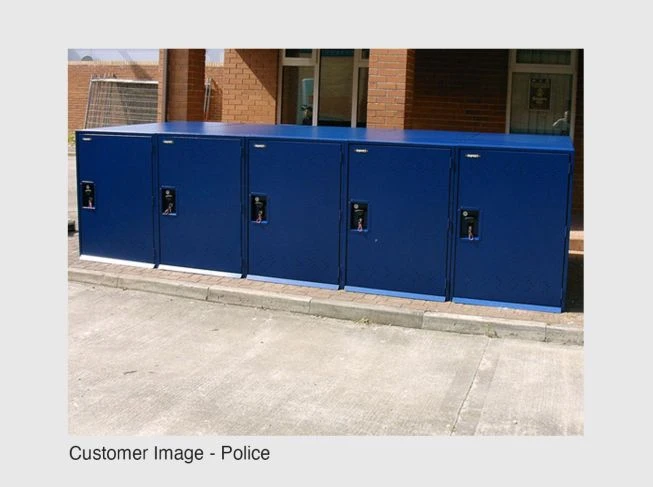 Horizontal Twin Secure Bike Locker