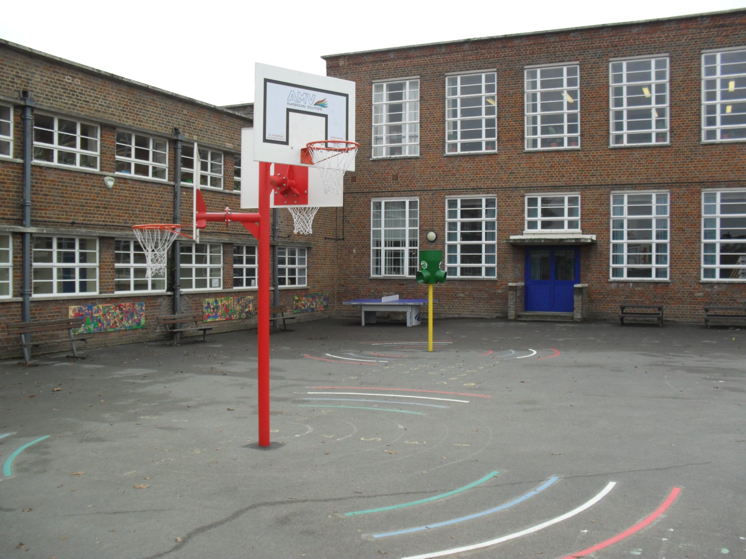 Triple Basketball and Netball Posts