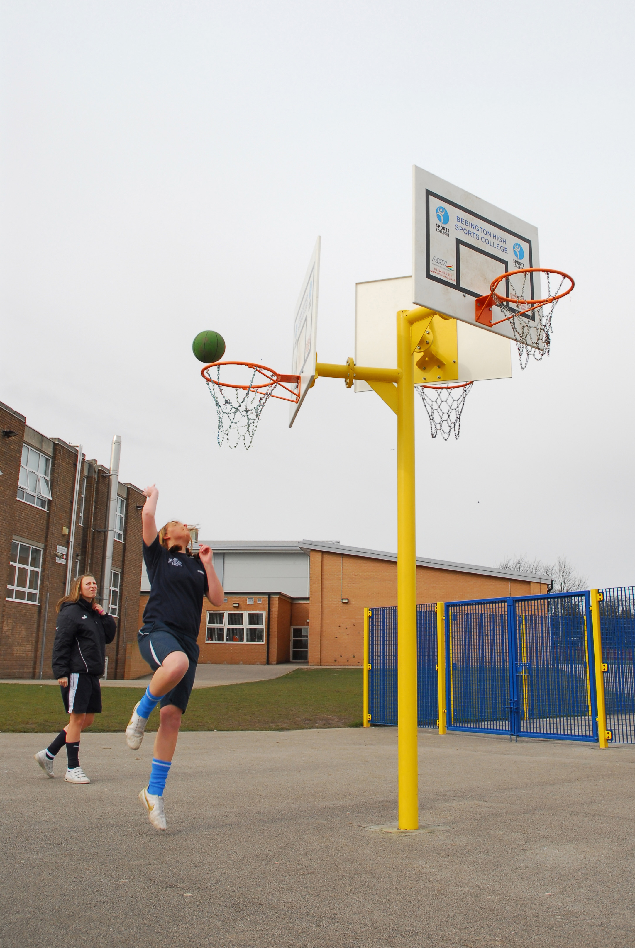Triple Basketball and Netball Posts