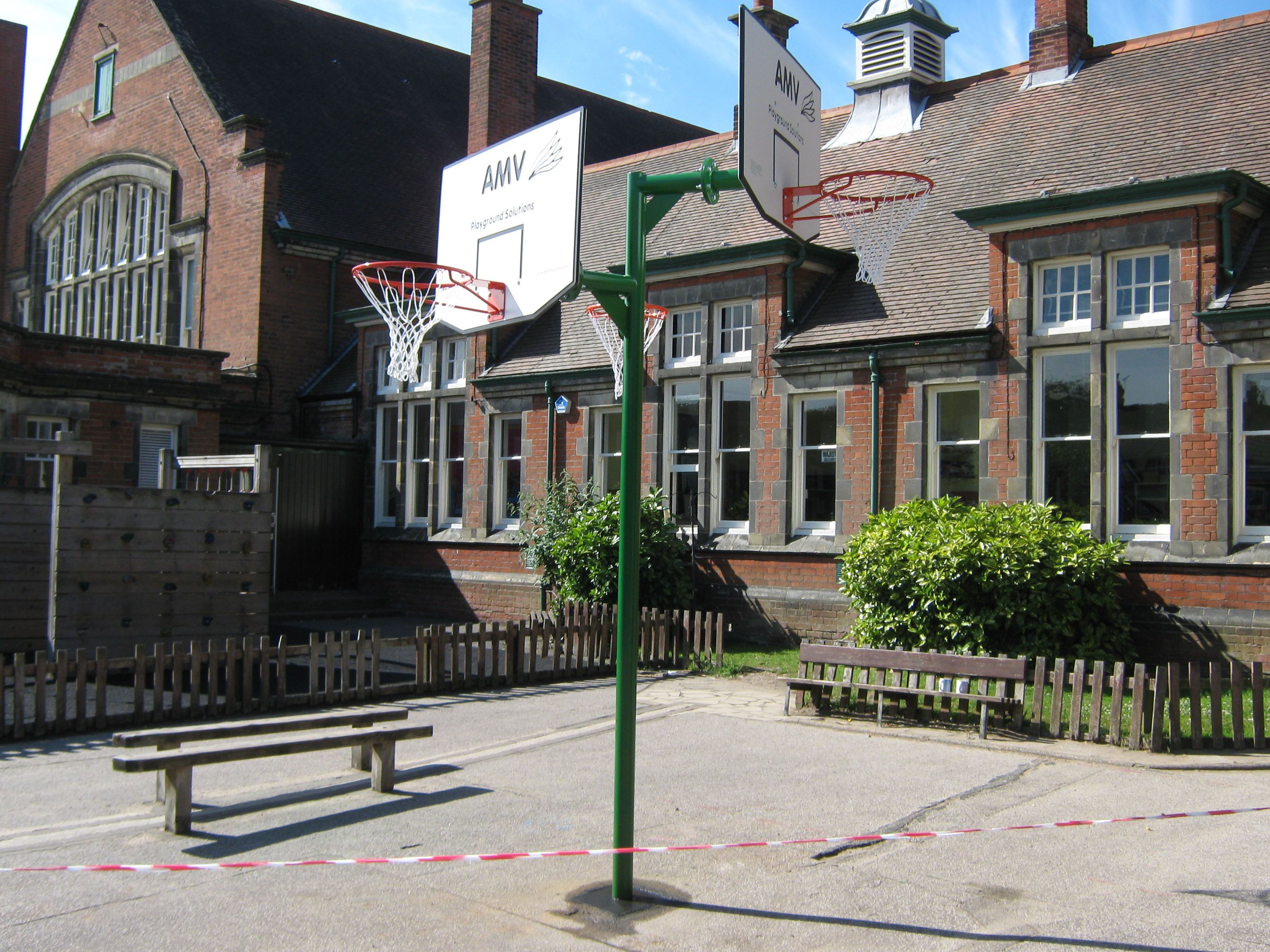 Triple Basketball and Netball Posts