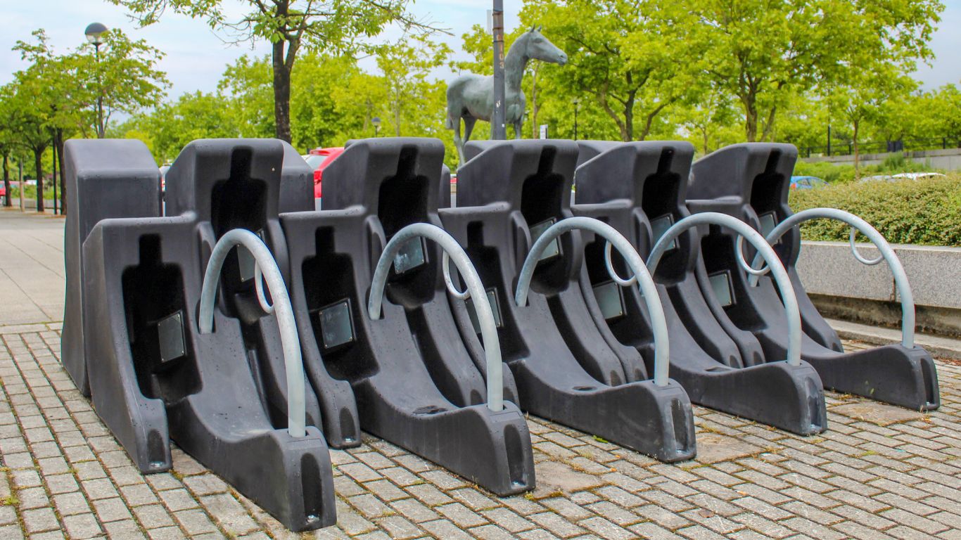MK Town Centre Cycle Parking, Milton Keynes
