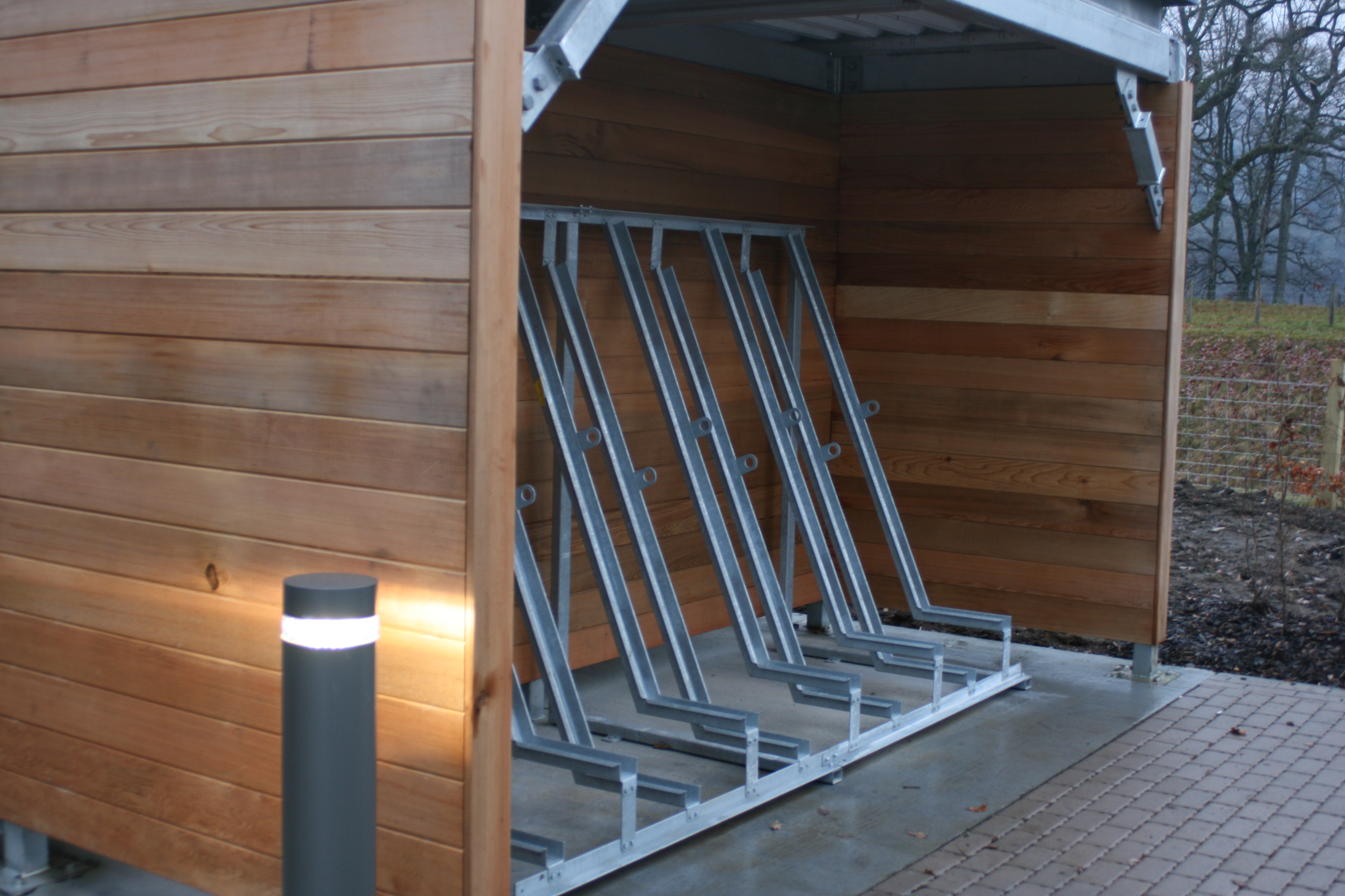 Snowdon Semi Vertical Cycle Rack