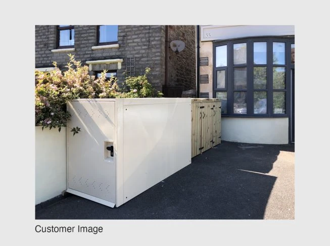 Horizontal Twin Secure Bike Locker